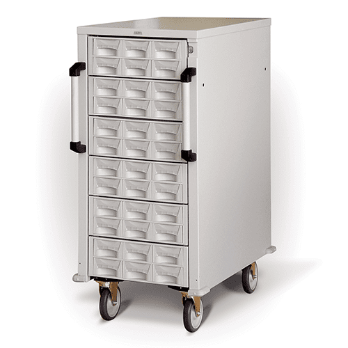 AC Series Bin Cassette Transfer Cart – 2 Bay